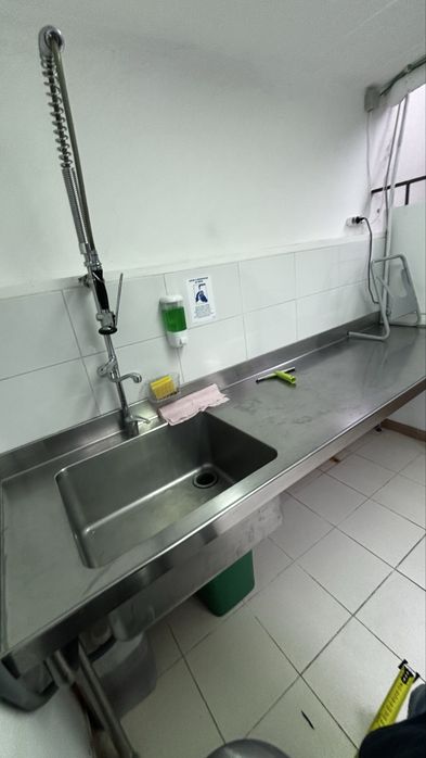 Bancada com torneira
