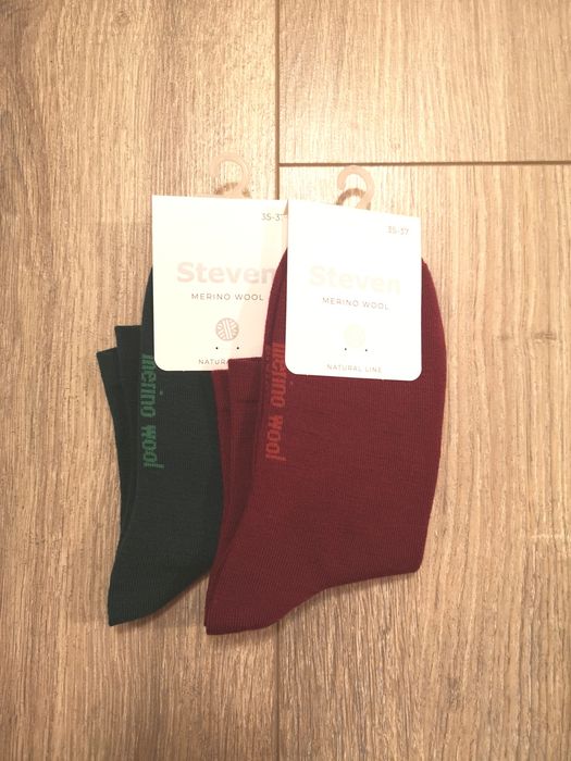 2x Skarpetki merino wool wełniane damskie NOWE