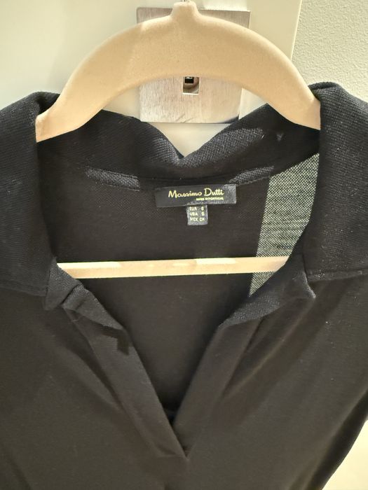 Vestido comprido Massimo Dutti