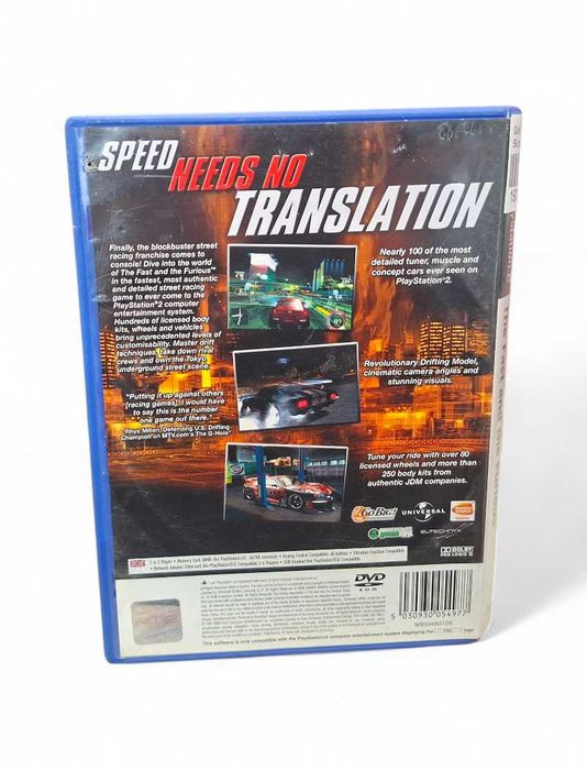 Gra The Fast and the Furious PlayStation 2
