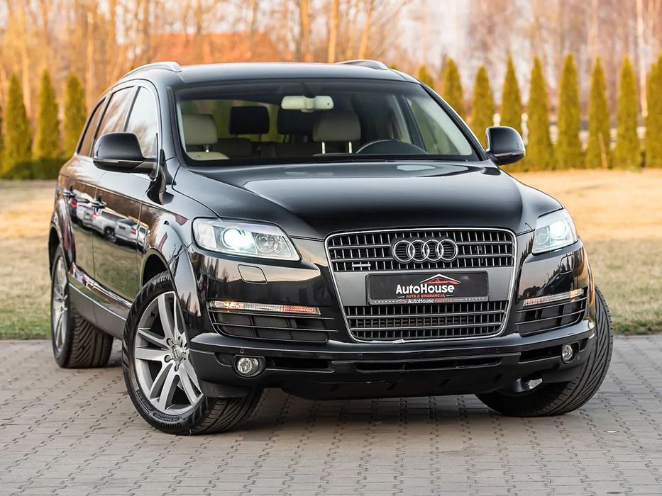 Audi Q7 4.2FSI V8 350KM Xenon/Skóra/Navi/7-osobowy/Serwis/Super stan.Szwajcar.