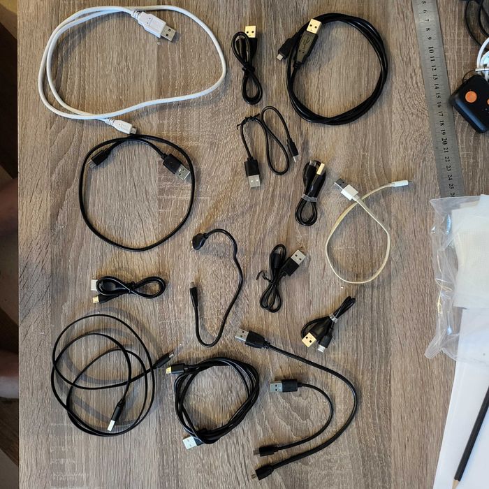 15 micro usb кабелів одни лотом