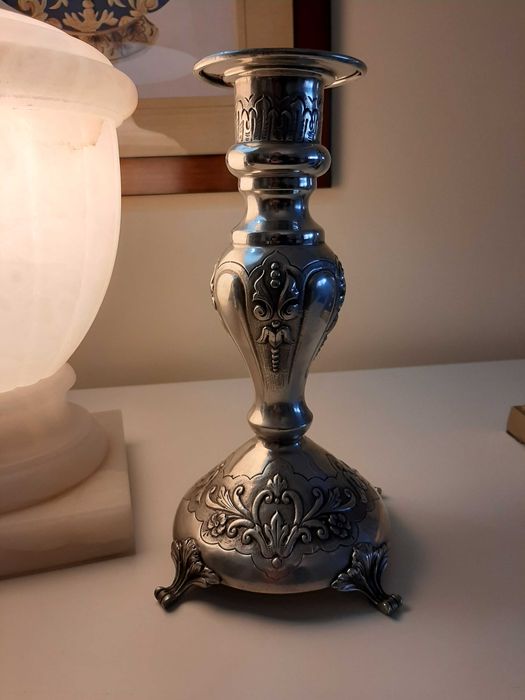 Castiçais Vintage Estanho a 95%