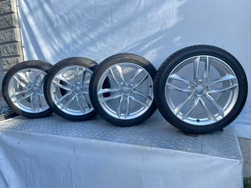 Легкосплавні диски Audi з гумою GoodYear 265/40 R20 Розборка
