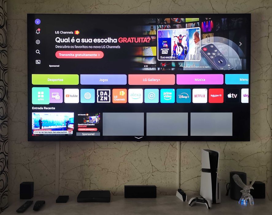 Smart TV LG QNED 4K HDR de 86" (Impecável / Fatura e Garantia)