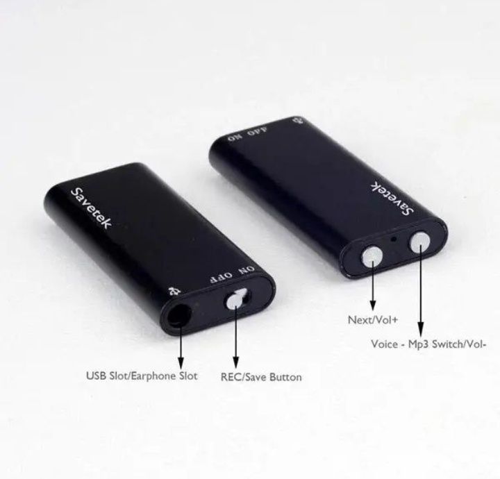 Міні диктофон  Savetek 200 8,16,32Gb 30 часов беспрерывной записи