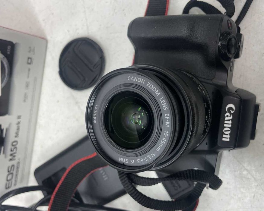 Фотоаппарат Canon EOS M50 Mark II + 15-45 IS STM