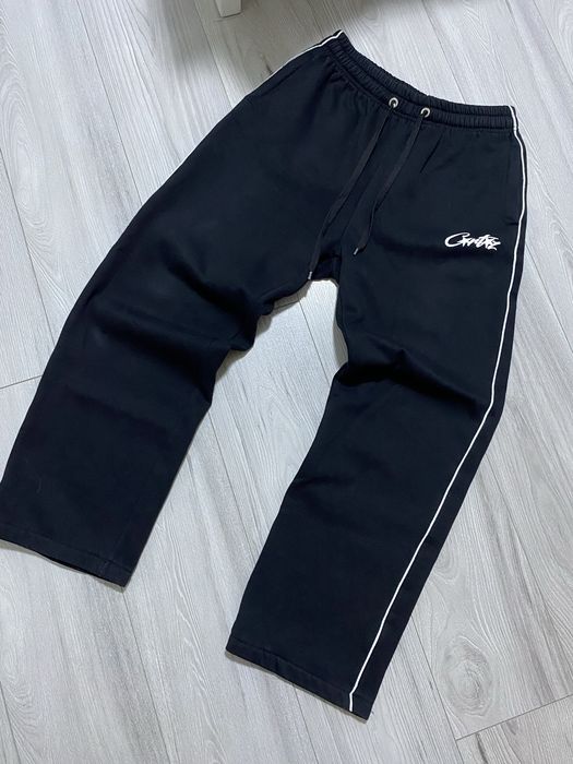 Штани Cortiez M / Кортез М / Чорні / Прямі / Широкі / Black