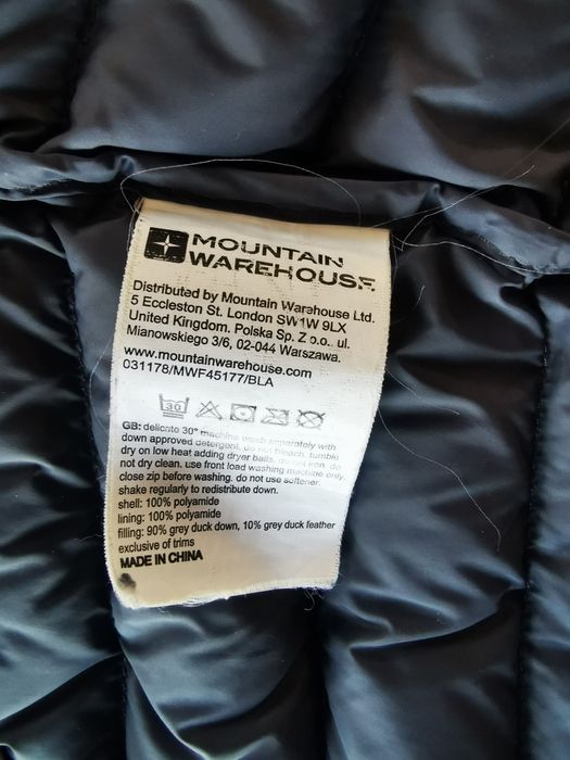 Kurtka wiosenna przejściowa puchowa damska mountain M 38