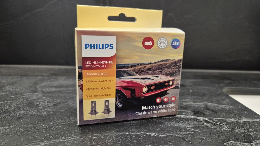 Żarówki LED Philips ULTINON CLASSIC H7/H18