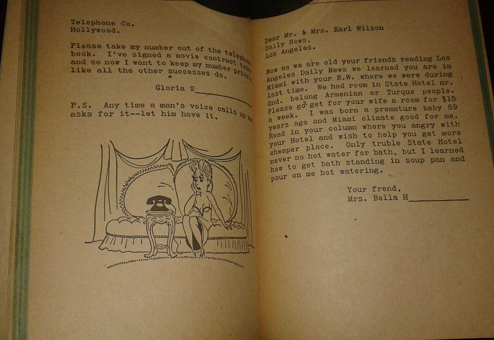 Livro Dear Hollywood - Juliet Lowell - 1959