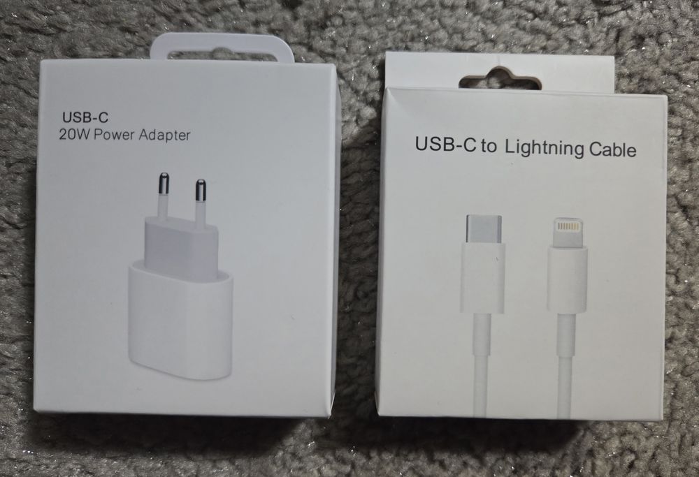 Szybka Ładowarka 20W Do IPhone+Kabel Lightning