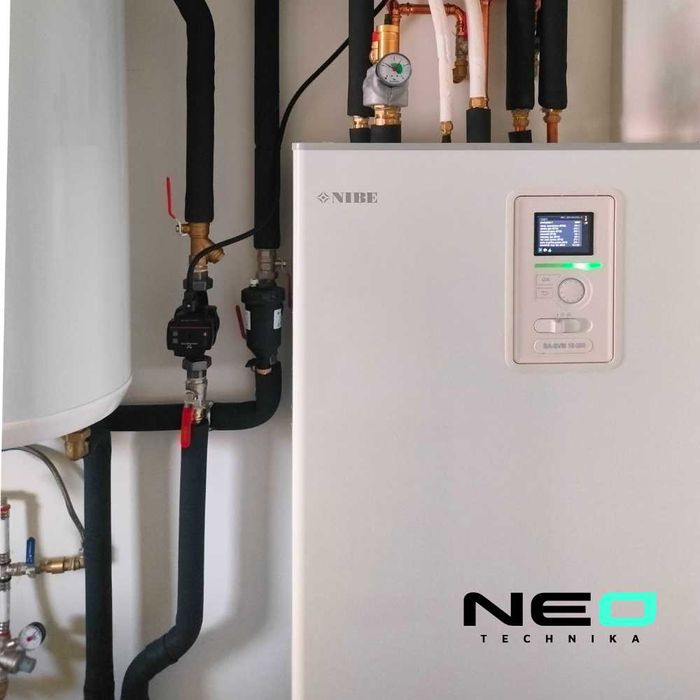 Montaż pompy ciepła Olsztyn | pompa powietrzna gruntowa NIBE |