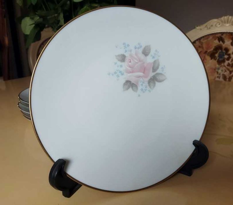 Talerze Noritake China Roseville 21cm talerz 6 sztuk