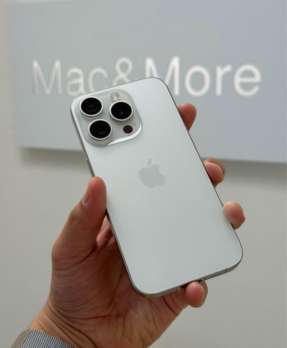 GWARANCJA iPhone 15 Pro White Titanium 93% bateria