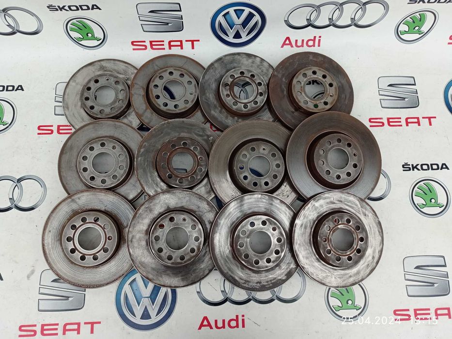 Диск гальмівний передній Caddy Touran Passat B6 Golf 5 Skoda Seat