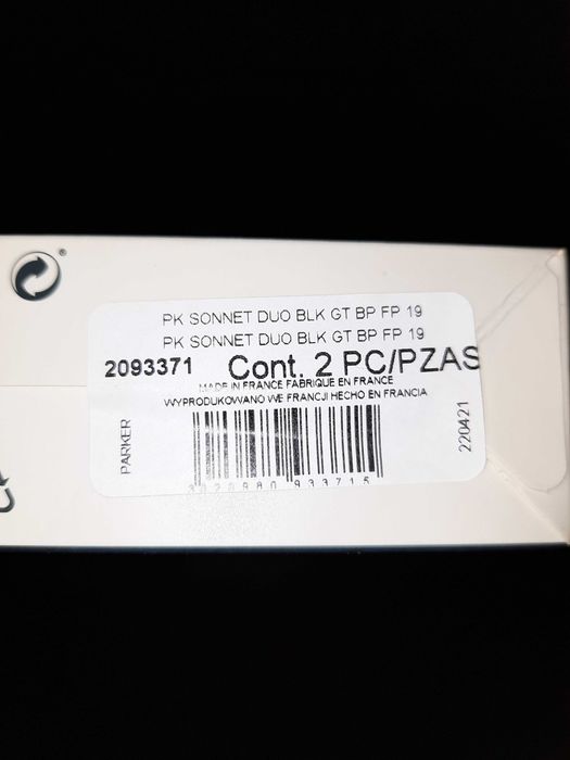 PARKER SONNET Pióro + Długopis