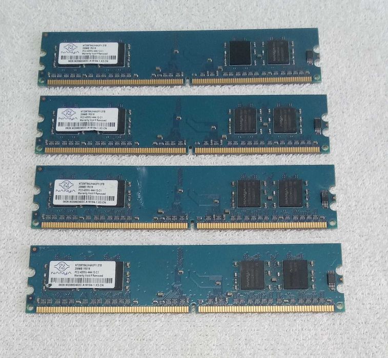 [PC Vintage] 4x 256mb DDR2