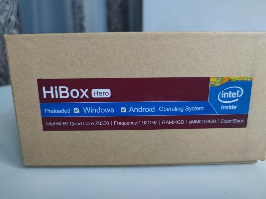 Продам медіа-плеєр, міні ПК Chuwi HiBOX Hero, win10 / Android