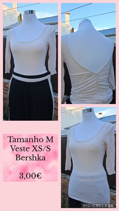 Roupa Usada Tamanhos Entre XS e M