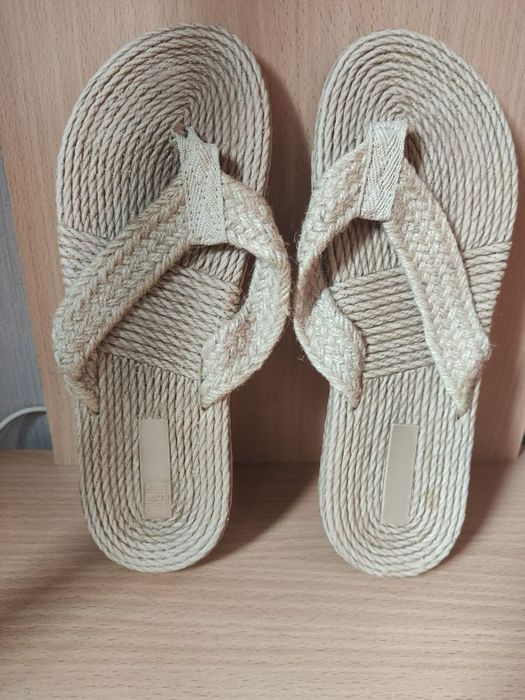 Килимки, підстилка та шльопанці з бамбукового ротанга для пляжу, спа