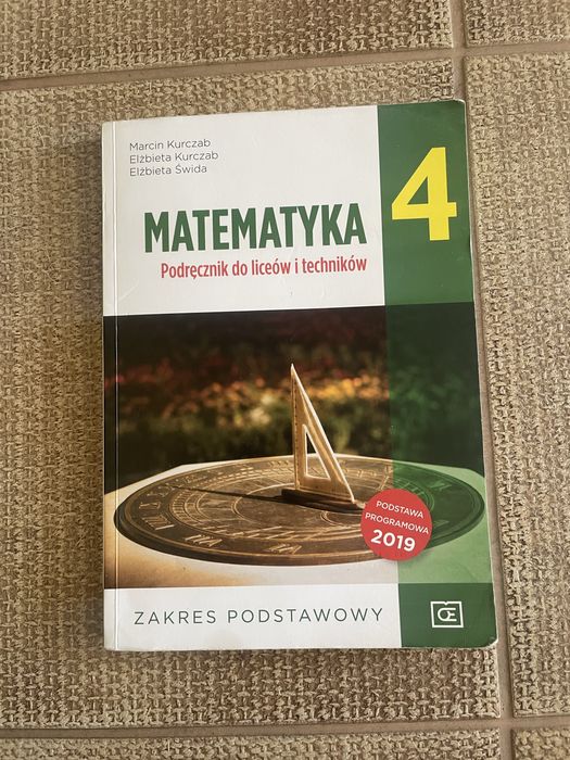 Podręcznik matematyka  klasa 4