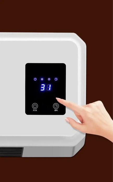 Тепловентилятор настінний обігрівач дуйка 2000 Вт Domotec ms 5962