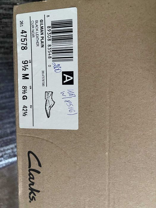 Туфлі чоловічі Clarks - розмір 42,5 - НОВІ