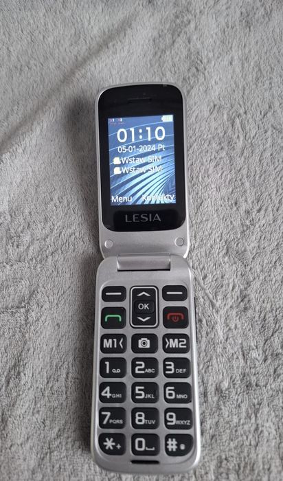 Telefon komórkowy dla seniora lub dzieci- język polski duże cyfry LESI