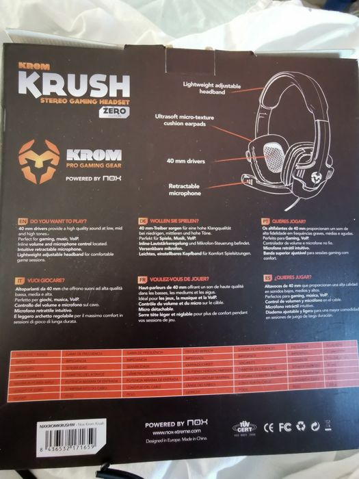 Headset Gaming com microfone64575231580162121