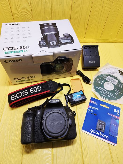 canon eos 60d - купити цифрові фотокамери - Ціна на OLX.ua