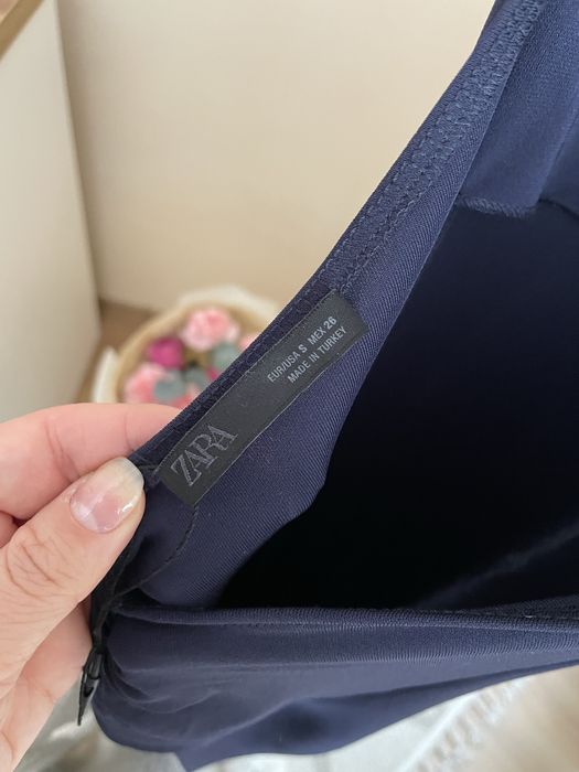 Сукня ZARA темно-синя розмір S