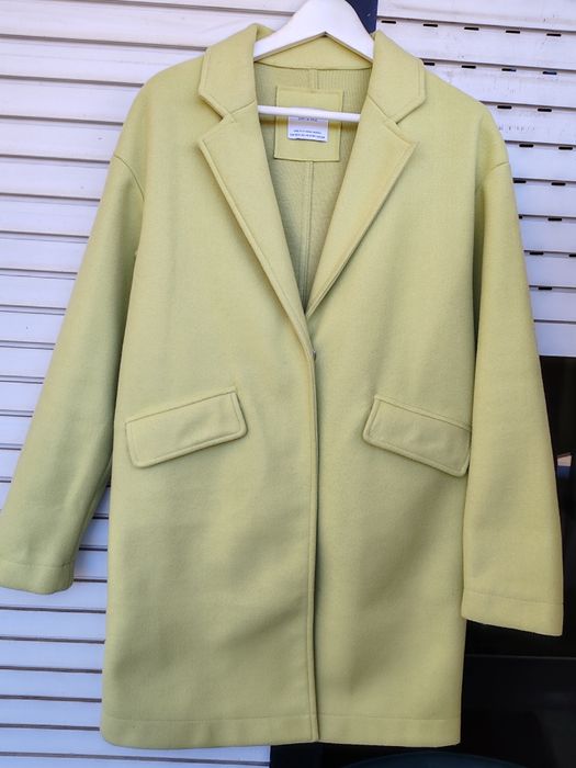 Casaco / Sobretudo Bershka Novo verde água