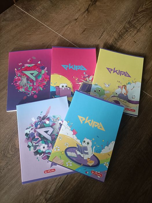 Zeszyty ekipa w kratkę