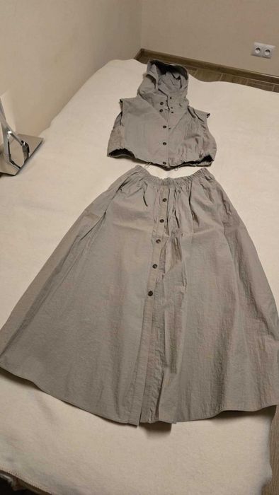 Komplet damski khaki