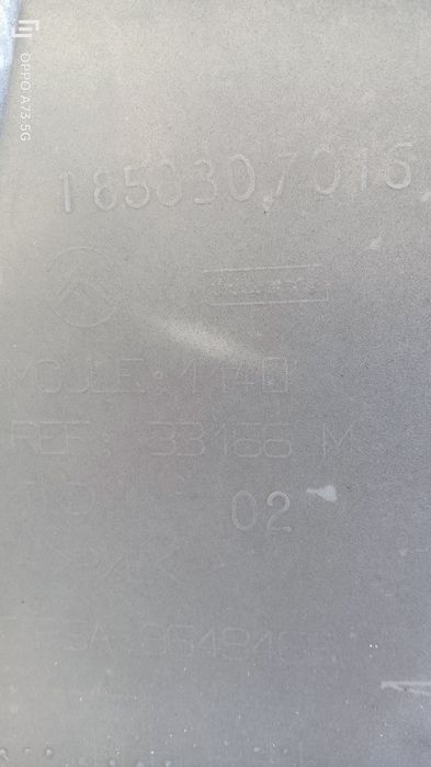 Parachoques citroen C2 para choques 2005