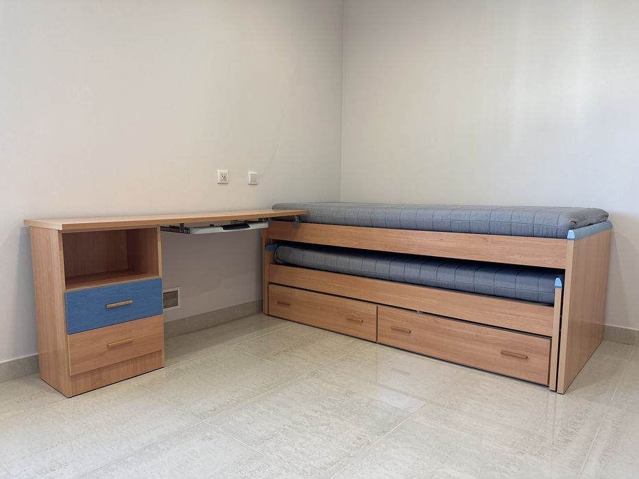 Cama dupla de criança