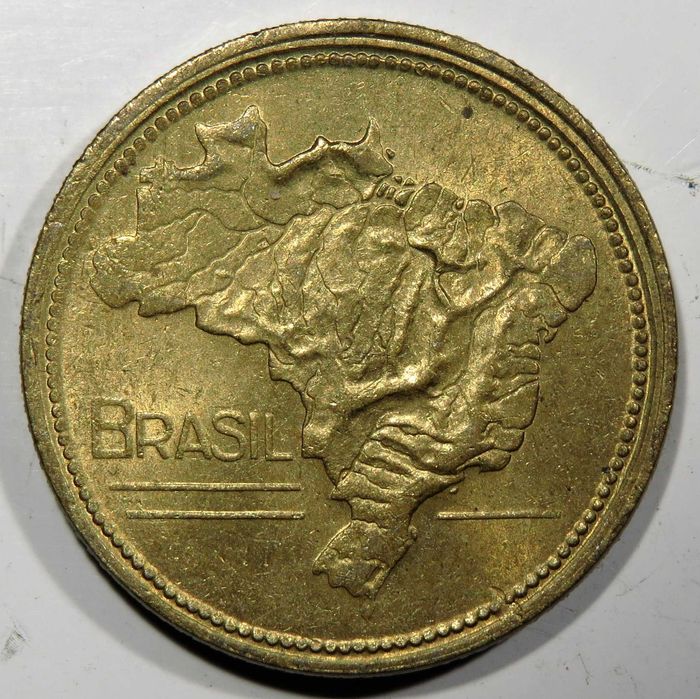 MOEDAS RARAS Brasil 1 Cruzeiro 1955 - Soberba - 60€ RARA