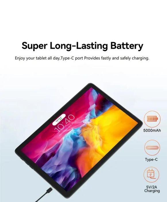 12/128 Cb, новий планшет, Crealander w30, +чохол