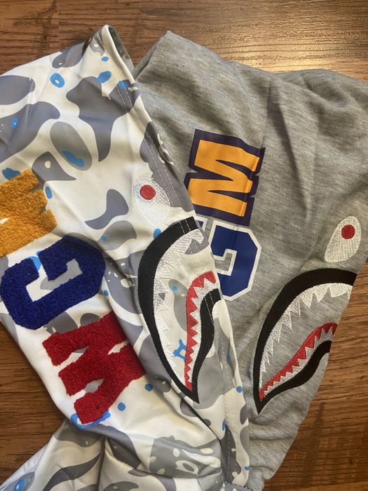 ‼️РОЗПРОДАЖ‼️ Худі бейп, Кофта Bape, зіпка Bape (біла), СВІТИТЬСЯ