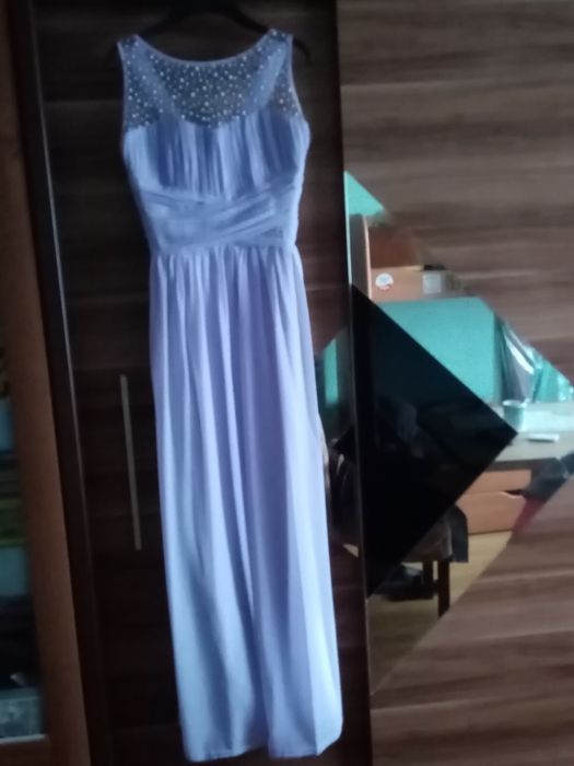 Sukienka S/M wieczorowa wesele studniówkę ślub imprezę bal półmetek