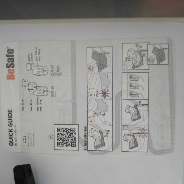Cadeira isofix rotativa BeSafe