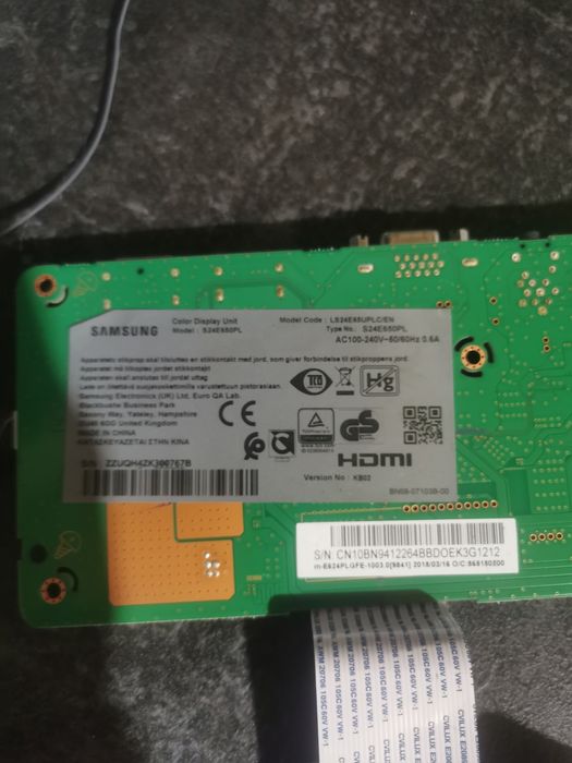 плата монітора samsung s24e650