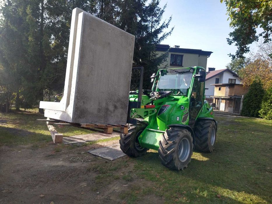 Usługi ładowarką Knurów niwelacja wykopy wiercenie prace ziemne
