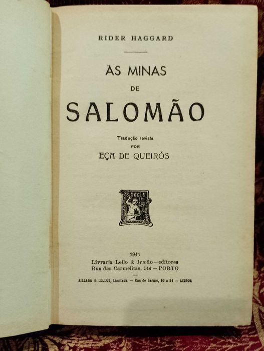 As Minas de Salomão 1947 Rider Haggard
