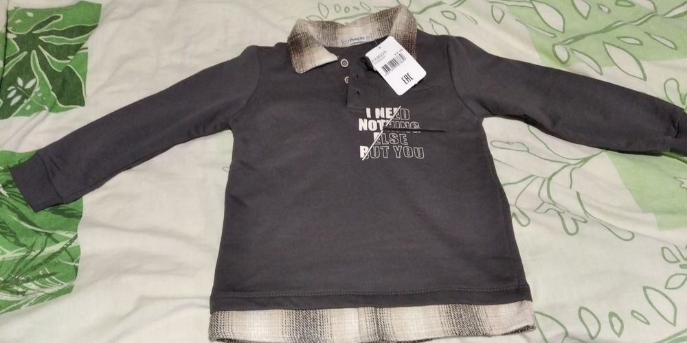 Кофта обманка на хлопчика