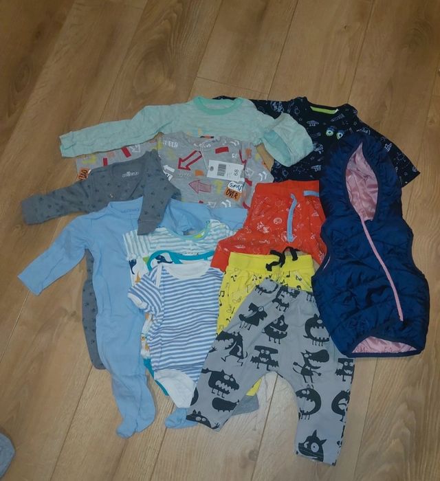 Paczka ubrań dla chłopca. Rozm.68.