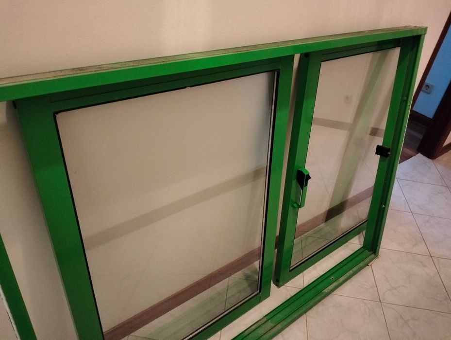 Vendo janelas em verde