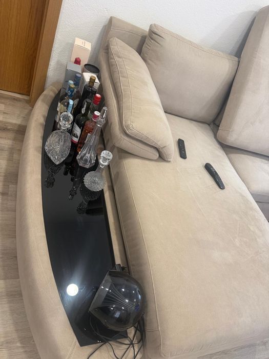 Sofá com chaiselongue