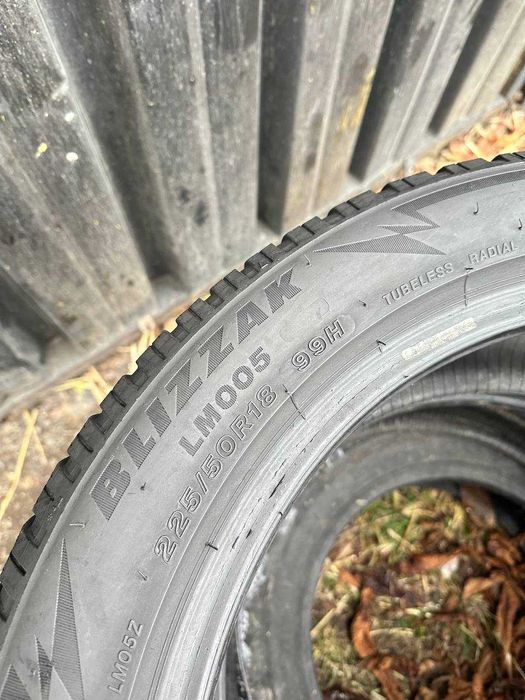 Зимові шини пара 225/50 R18 Bridgestone Blizzak LM005 | 75% | DR45